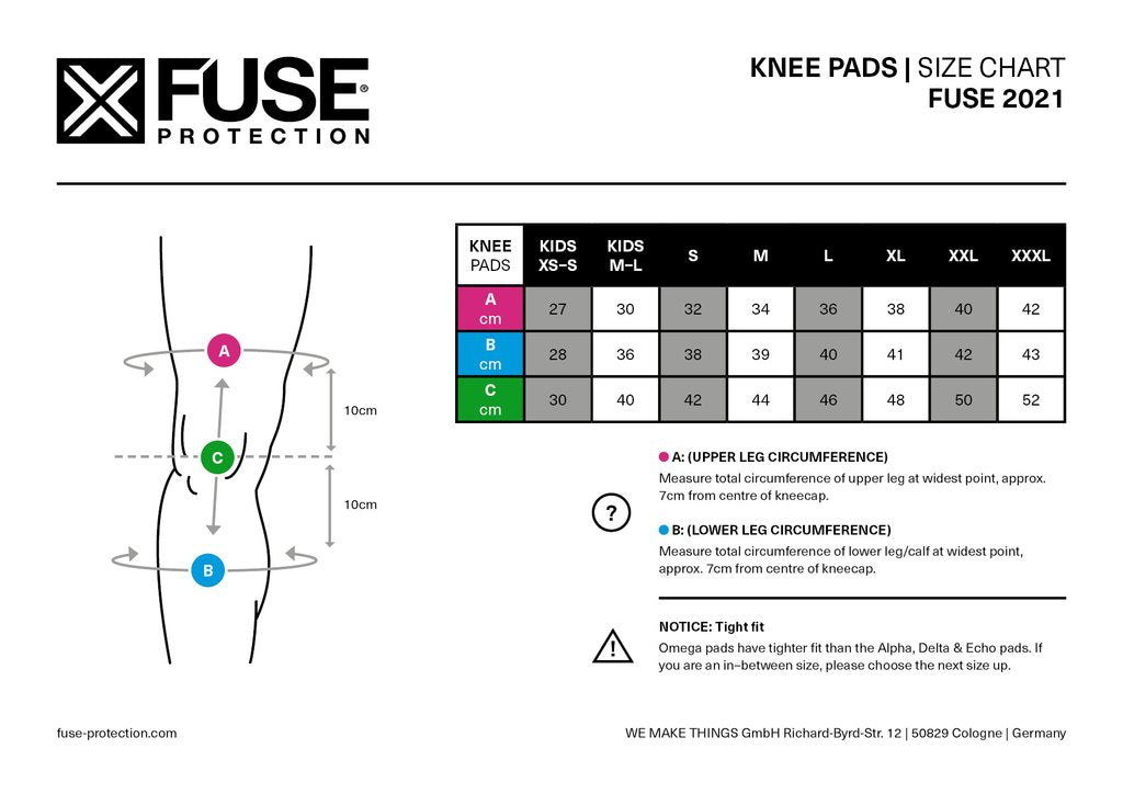 FUSE DELTA 125 Combo KNEE-SHIN-ANKLE PAD