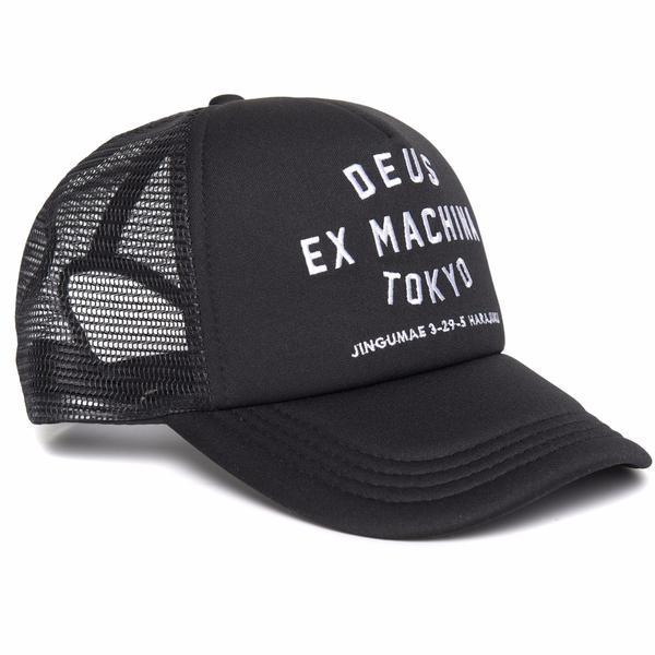 DEUS EX MACHINA Tokyo Address Trucker Hat Legend Bikes