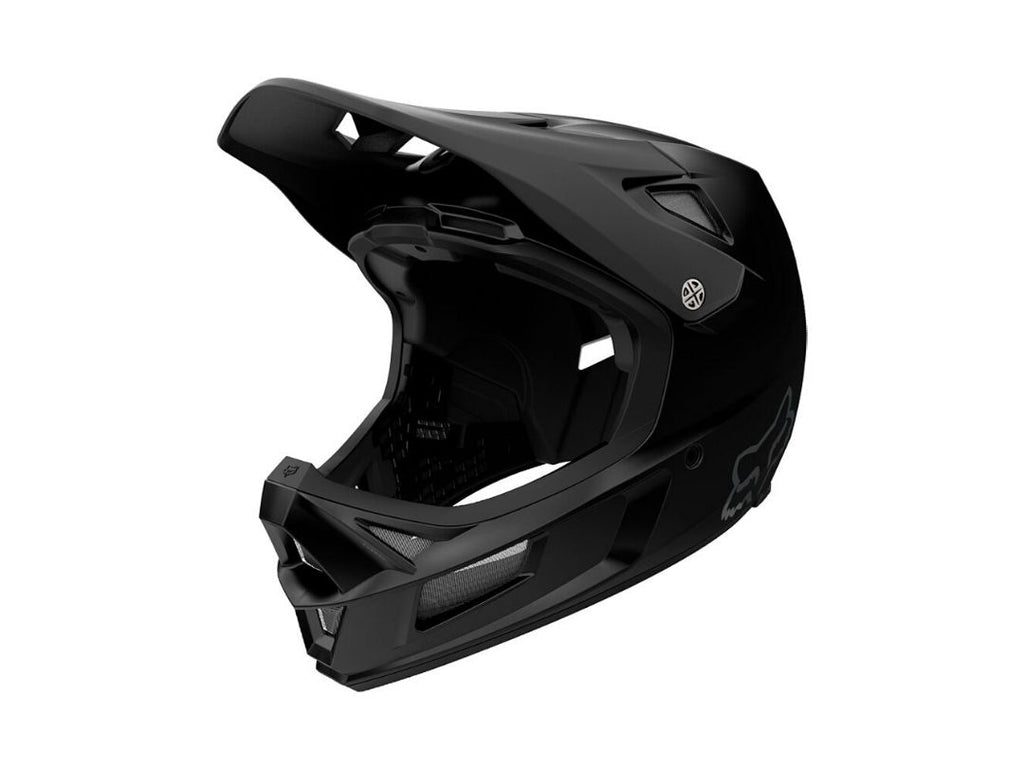 FOX Rampage Comp Matte Black Helmet - Legend Bikes