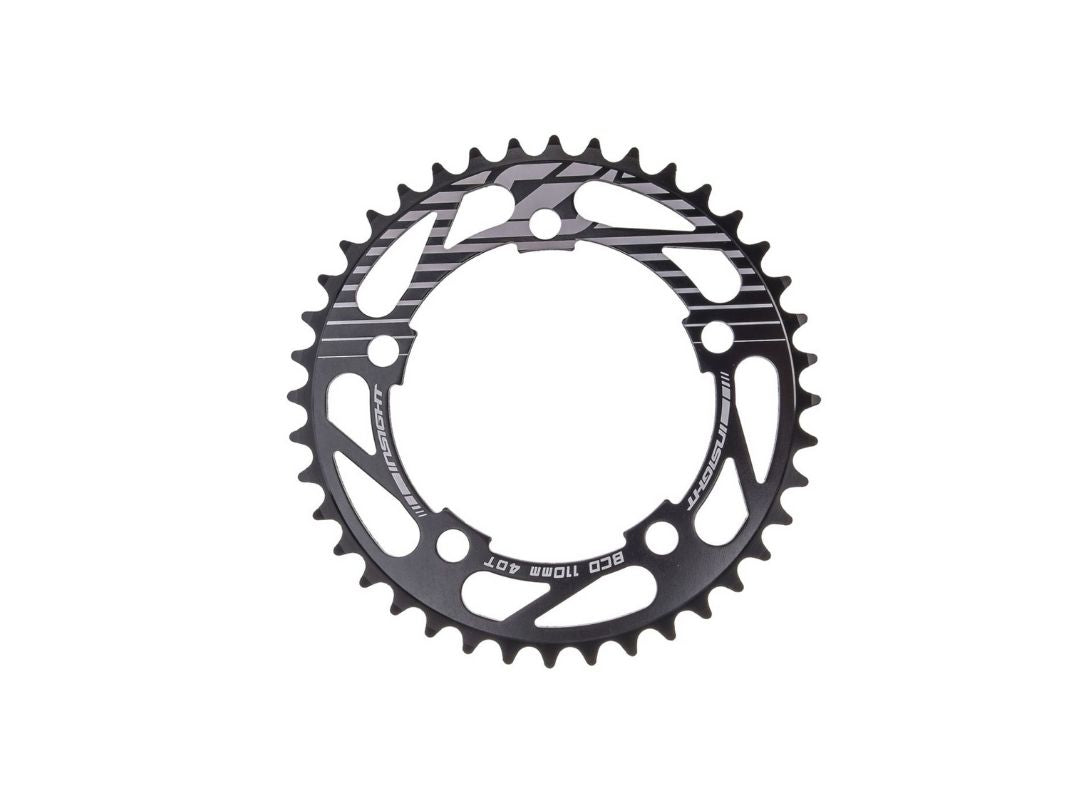 INSIGHT 110MM BLACK CHAINRINGS