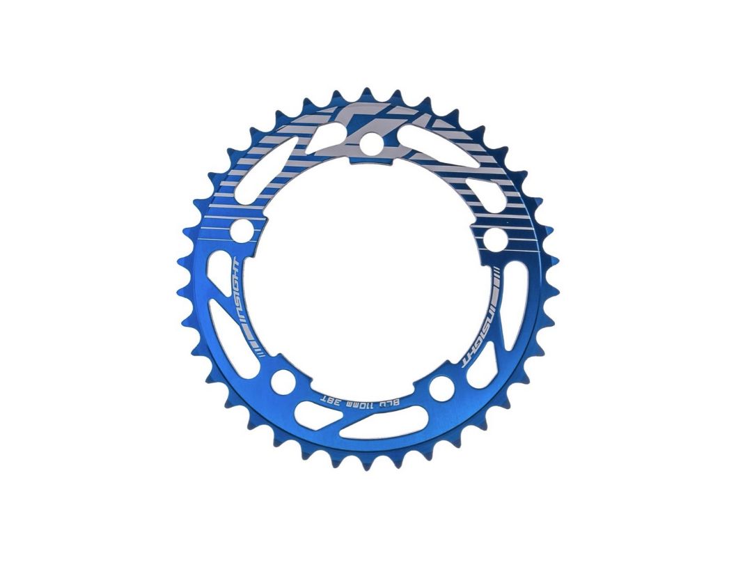 INSIGHT 110MM BLUE CHAINRINGS