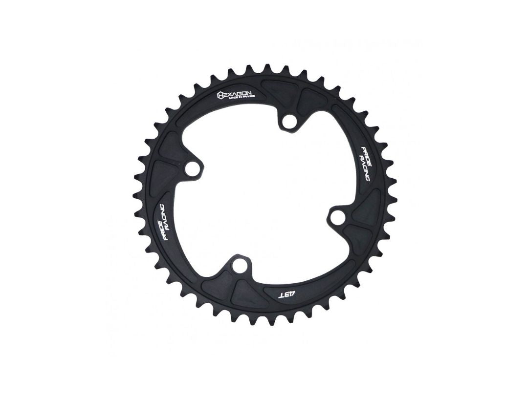 PRIDE RACING HEXAGON CHAINRING - Legend Bikes