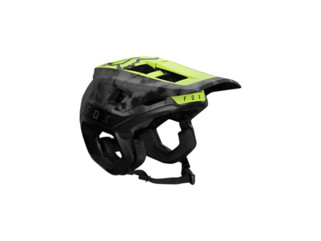 FOX Dropframe Pro Day Glow Yellow Helmet - Legend Bikes