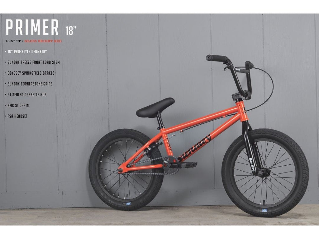 BMX SUNDAY PRIMER 18" - Legend Bikes
