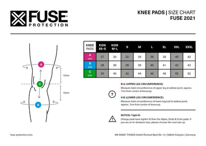 FUSE DELTA 125 Combo KNEE-SHIN-ANKLE PAD