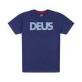 DEUS EX MACHINA All Caps Indigo Tee - Legend Bikes