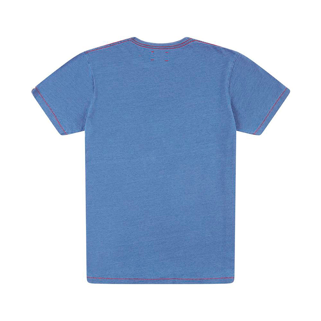 DEUS EX MACHINA Engine Indigo Tee - Legend Bikes