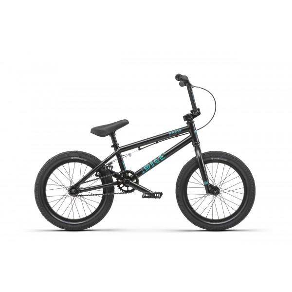 BMX RADIO BIKE DICE 16" MATT BLACK 2019 - Legend Bikes