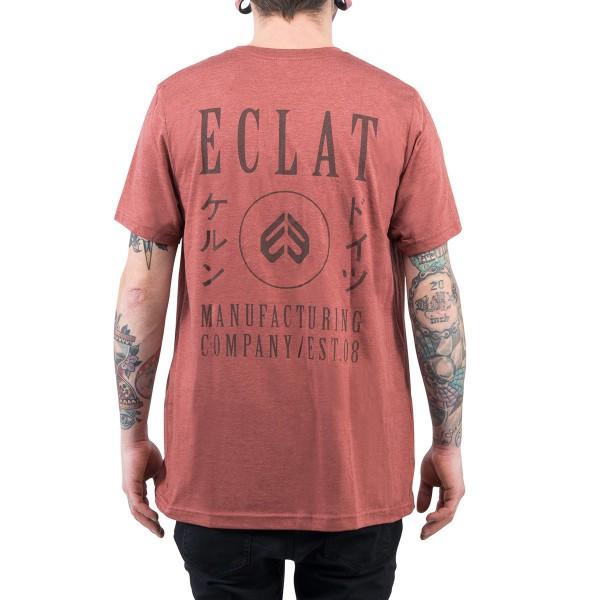 ECLAT CIRCLE ICON HEATHER CLAY TEE SHIRT - Legend Bikes