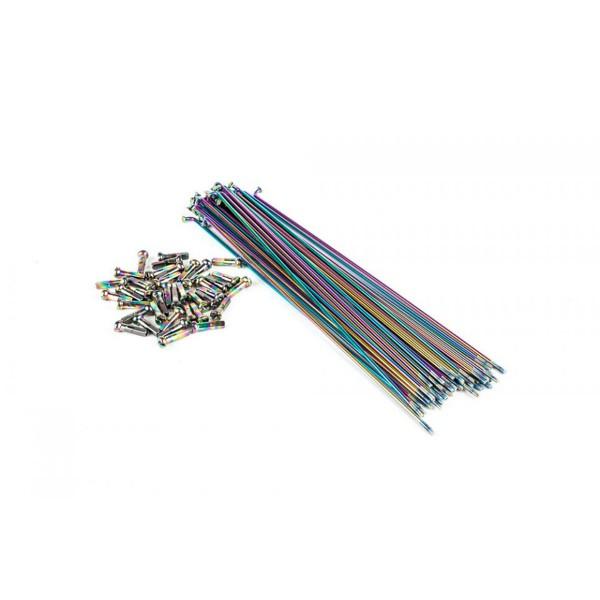 ECLAT PG SPOKES OILSLICK (X 40) - Legend Bikes
