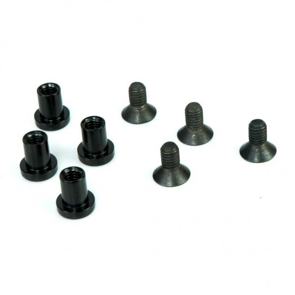 FEDERAL IMPACT GUARD SPROCKET BOLTS BLACK - Legend Bikes
