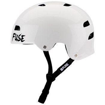 FUSE ALPHA ICON HELMET GLOSSY WHITE - Legend Bikes