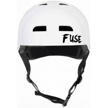 FUSE ALPHA ICON HELMET GLOSSY WHITE - Legend Bikes