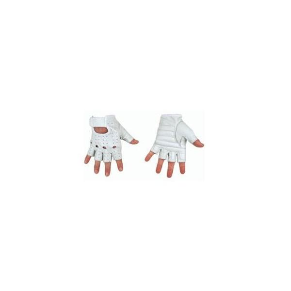 GANTS ODYSSEY HELLBENT FINGERLESS WHITE - Legend Bikes