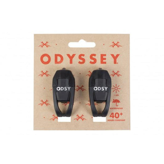 ODYSSEY LED BIKE LIGHTS (FR+RE) BLACK