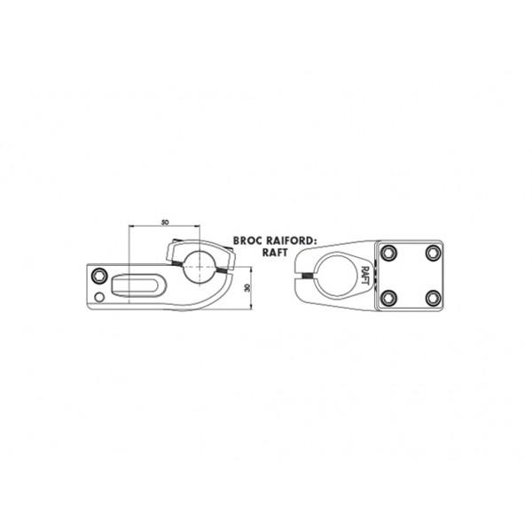 ODYSSEY RAFT STEM HIGH POLISHED