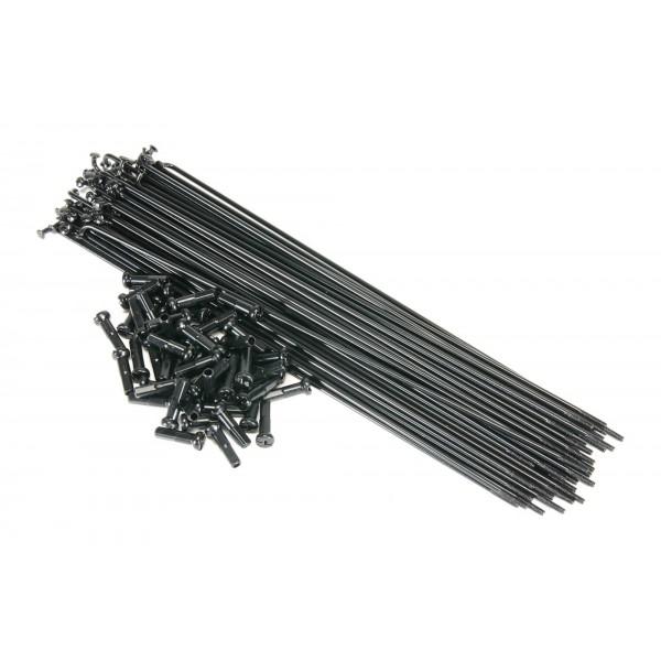 SALT PG SPOKES BLACK (X 40)