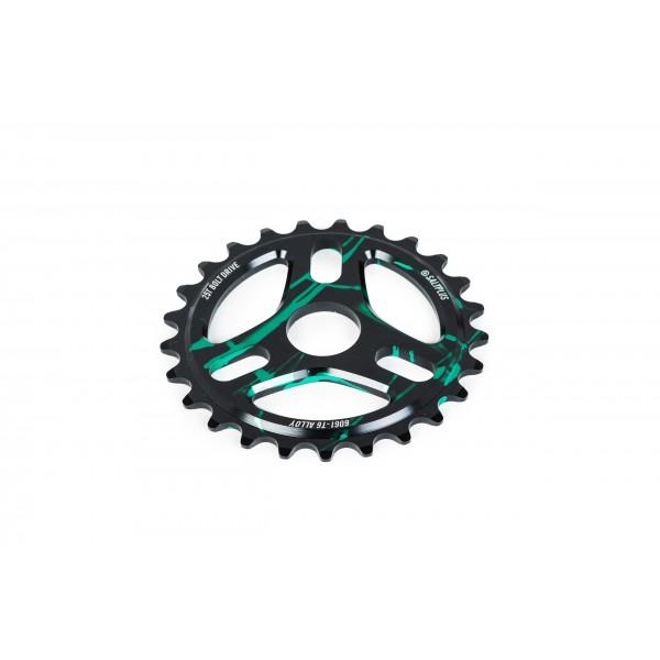 SALTPLUS TRIDENT SPROCKET BLACK / GREEN ACID DRIP
