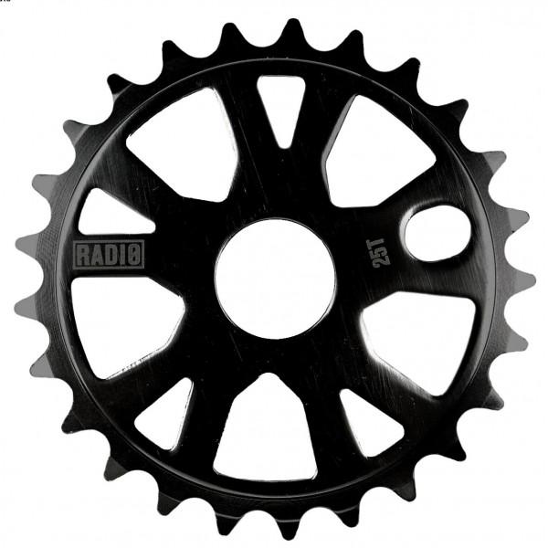 SPROCKET RADIO BIKE ALLOY BLACK