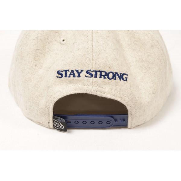 STAY STRONG SNAP BACK COLLEDGE OATMEAL CAPS - Legend Bikes