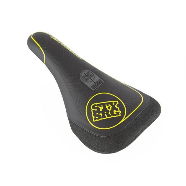 STAY STRONG TWIGHLIGHT SLIM PIVOTAL SEAT BLACK/YELLOW - Legend Bikes