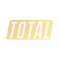 STICKER TOTAL NEW STYLE LOGO WHITE - Legend Bikes