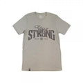 T-SHIRT STAYSTRONG BUILT TOUGH - HEATHER STONE - Legend Bikes