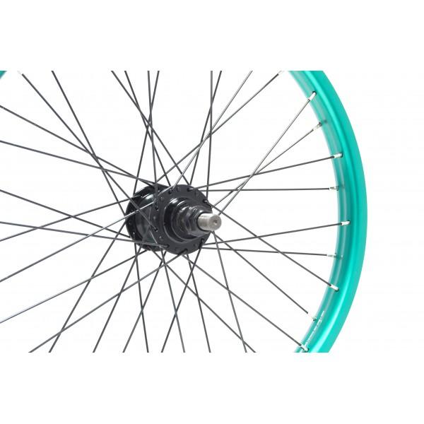 WHEEL ECLAT BONDI AERO TEAL / HUB RHD 9T BLACK - Legend Bikes