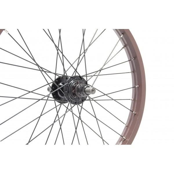 WHEEL ECLAT BONDI STRAIGHT FLAT BROWN / HUB RHD 9T BLACK