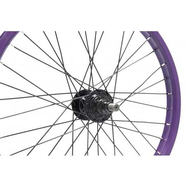 WHEEL ECLAT X-ODUS EGGPLANT / HUB RHD 9T BLACK
